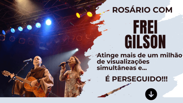 Rosário com Frei Gilson na madrugada